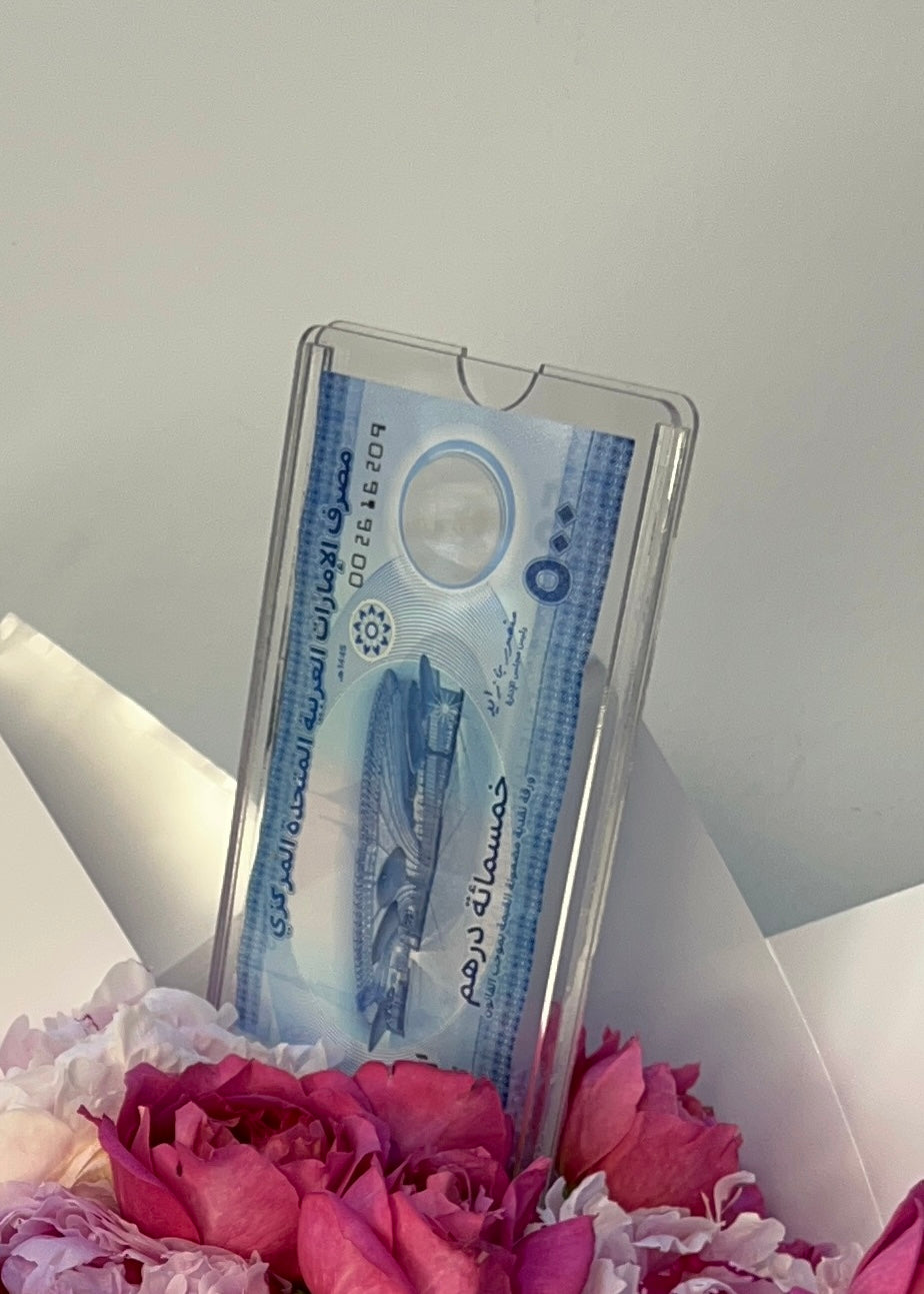 Acrylic money holder